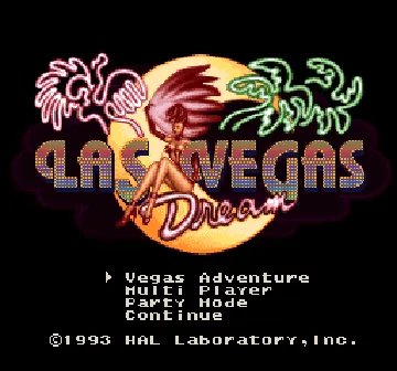 Las Vegas Dream in Golden Paradise (Japan) screen shot title